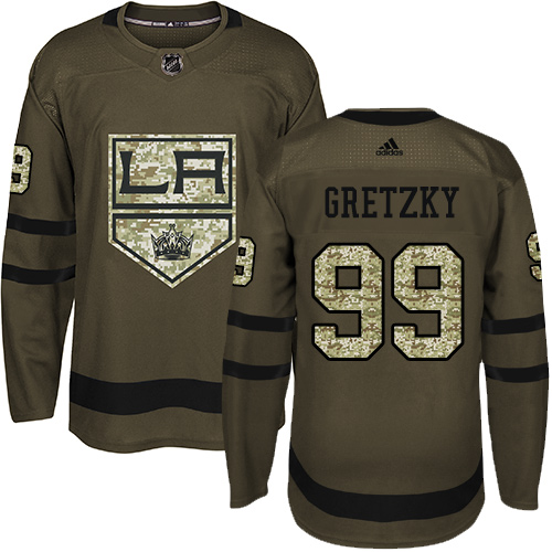 Adidas Kings #99 Wayne Gretzky Green Salute to Service Stitched NHL Jersey Adidas Kings #99 Wayne Gretzky Green Salute to Service Stitched NHL Jersey