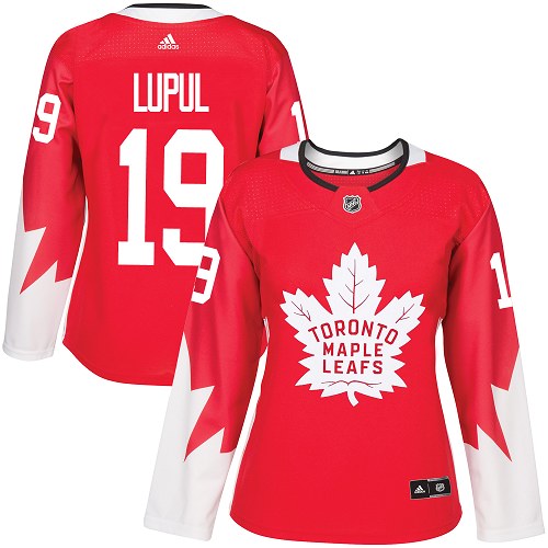 Adidas Maple Leafs #19 Joffrey Lupul Red Team Canada Authentic Women's Stitched NHL Jersey Adidas Maple Leafs #19 Joffrey Lupul Red Team Canada Authentic Women's Stitched NHL Jersey