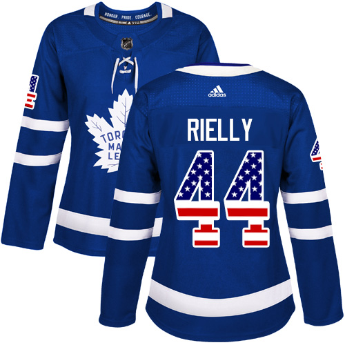 Adidas Maple Leafs #44 Morgan Rielly Blue Home Authentic USA Flag Women's Stitched NHL Jersey Adidas Maple Leafs #44 Morgan Rielly Blue Home Authentic USA Flag Women's Stitched NHL Jersey