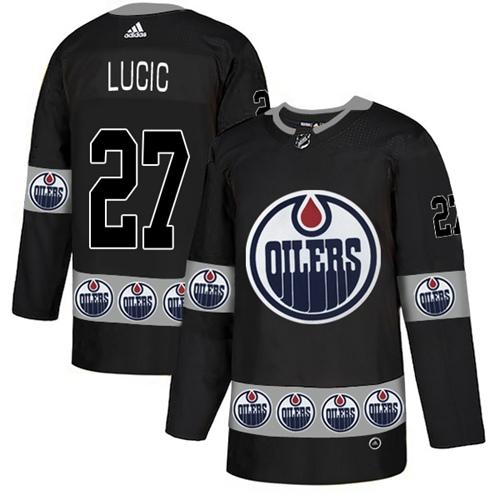 Adidas Oilers #27 Milan Lucic Black Authentic Team Logo Fashion Stitched NHL Jersey Adidas Oilers #27 Milan Lucic Black Authentic Team Logo Fashion Stitched NHL Jersey
