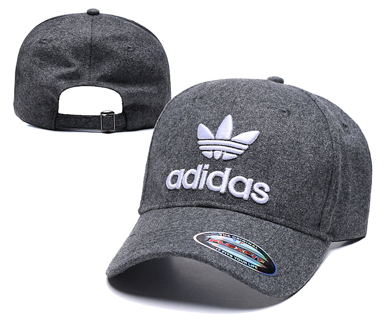 Adidas Originals Black Peaked Adjustable Hat