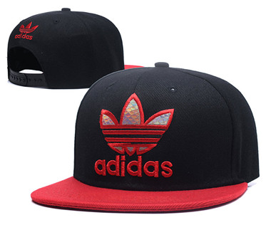 Adidas Originals Red Logo Black Snapback Adjustable Hat 5 Adidas Originals Red Logo Black Snapback Adjustable Hat 5