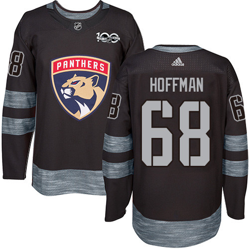 Adidas Panthers #68 Mike Hoffman Black 1917-2017 100th Anniversary Stitched NHL Jersey Adidas Panthers #68 Mike Hoffman Black 1917-2017 100th Anniversary Stitched NHL Jersey