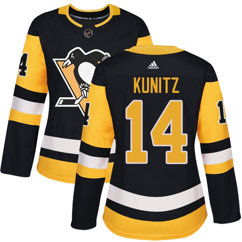 Adidas Penguins #14 Chris Kunitz Black Home Authentic Women's Stitched NHL Jersey Adidas Penguins #14 Chris Kunitz Black Home Authentic Women's Stitched NHL Jersey