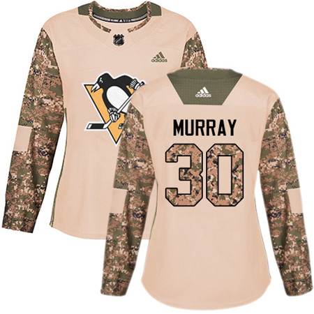 Adidas Penguins #30 Matt Murray Camo Authentic 2017 Veterans Day Women's Stitched NHL Jersey Adidas Penguins #30 Matt Murray Camo Authentic 2017 Veterans Day Women's Stitched NHL Jersey
