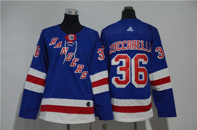 Adidas Rangers #36 Mats Zuccarello Blue Youth Jersey