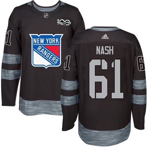 Adidas Rangers #61 Rick Nash Black 1917-2017 100th Anniversary Stitched NHL Jersey Adidas Rangers #61 Rick Nash Black 1917-2017 100th Anniversary Stitched NHL Jersey