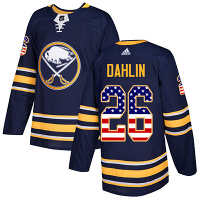 Adidas Sabres #26 Rasmus Dahlin Navy Blue Home Authentic USA Flag Stitched NHL Jersey Adidas Sabres #26 Rasmus Dahlin Navy Blue Home Authentic USA Flag Stitched NHL Jersey