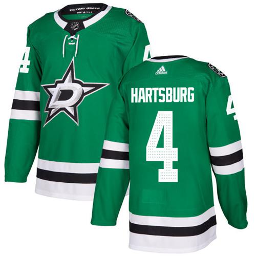 Adidas Stars #4 Craig Hartsburg Green Home Authentic Stitched NHL Jersey Adidas Stars #4 Craig Hartsburg Green Home Authentic Stitched NHL Jersey
