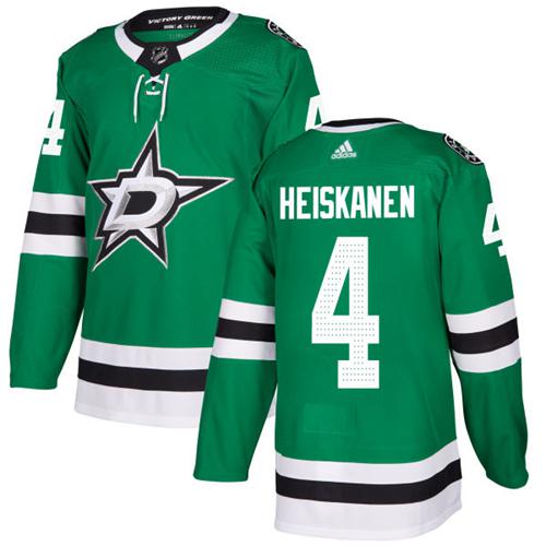 Adidas Stars #4 Miro Heiskanen Green Home Authentic Stitched NHL Jersey Adidas Stars #4 Miro Heiskanen Green Home Authentic Stitched NHL Jersey