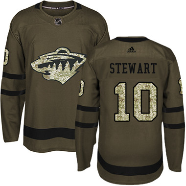 Adidas Wild #10 Chris Stewart Green Salute to Service Stitched Youth NHL Jersey Adidas Wild #10 Chris Stewart Green Salute to Service Stitched Youth NHL Jersey