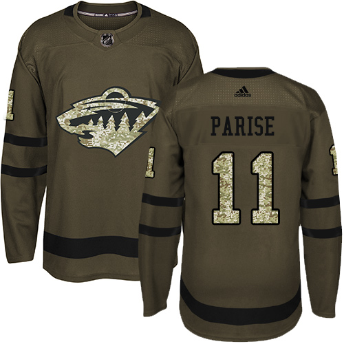 Adidas Wild #11 Zach Parise Green Salute to Service Stitched NHL Jersey Adidas Wild #11 Zach Parise Green Salute to Service Stitched NHL Jersey