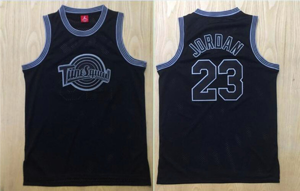 Air SLAM DUNK Movie edition jerseys #23 Jordan Black ash  Mesh