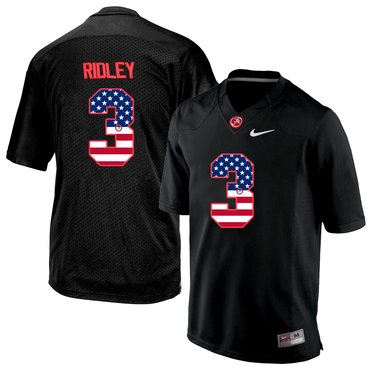 Alabama Crimson Tide 3 Calvin Ridley Black USA Flag College Limited Jersey Alabama Crimson Tide 3 Calvin Ridley Black USA Flag College Limited Jersey