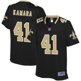 Alvin Kamara New Orleans Saints NFL Pro Line Women's Team Color Player Jersey – Black