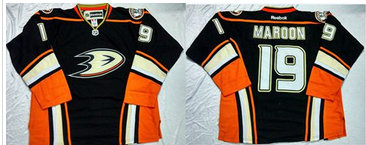 Anaheim Ducks #19 Patrick Maroon Black Home Stitched NHL Jersey
