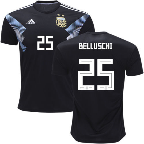 Argentina #25 Belluschi Away Soccer Country Jersey$45.00 Argentina #25 Belluschi Away Soccer Country Jersey$45.00