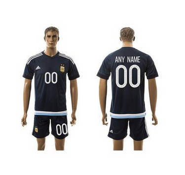 Argentina Personalized Away Soccer Country Jersey