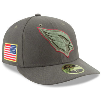 Arizona Cardinals 2017 Salute To Service Low Profile Fitted Hat – Olive