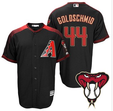 Arizona Diamondbacks #44 Paul Goldschmidt Black Cool Base Alternate Jersey