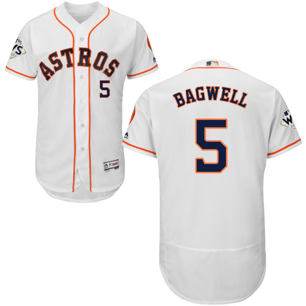 Astros #5 Jeff Bagwell White Flexbase Authentic Collection 2017 World Series Bound Stitched MLB Jersey Astros #5 Jeff Bagwell White Flexbase Authentic Collection 2017 World Series Bound Stitched MLB Jersey