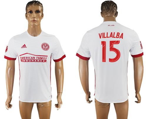 Atlanta United FC #15 Villalba Away Soccer Club Jersey