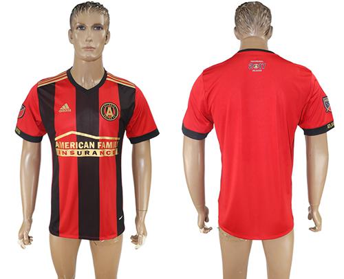 Men's Atlanta United FC adidas Red Black 2017 Authentic Jersey