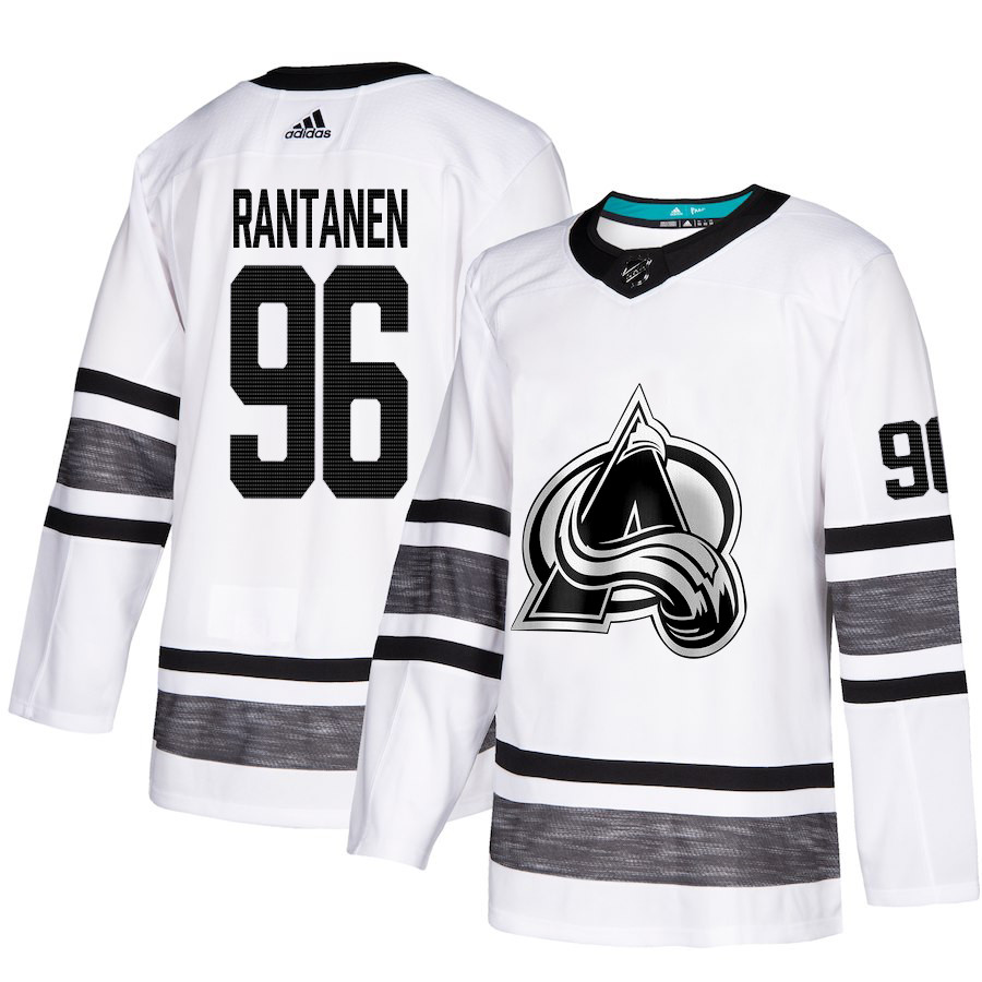 Avalanche #96 Mikko Rantanen White Authentic 2019 All-Star Stitched Youth Hockey Jersey