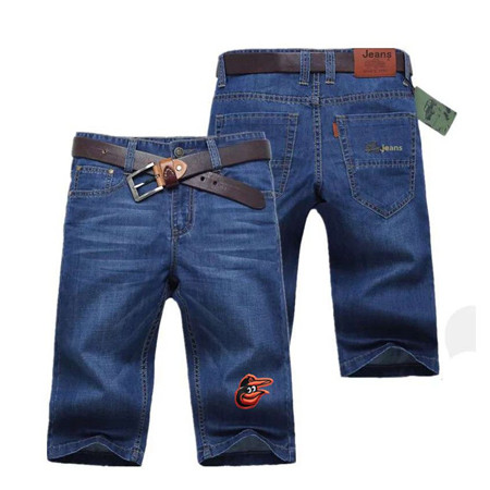 Baltimore Orioles Team Logo Deep Blue NFL Jeans 