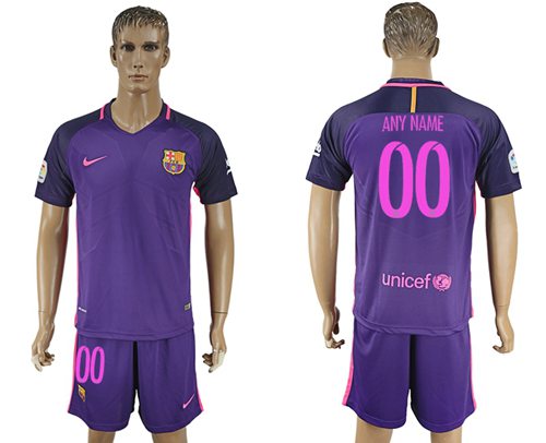 Barcelona Personalized Away Soccer Club Jersey Barcelona Personalized Away Soccer Club Jersey