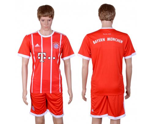 Bayern Munchen Blank Home Soccer Club Jersey
