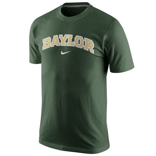 Baylor Bears College Wordmark T-Shirt Green