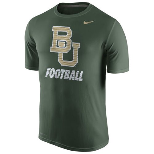 Baylor Bears Nike 2015 Sideline Dri-FIT Legend Logo T-Shirt Green