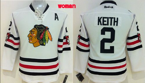 Blackhawks #2 Duncan Keith White 2015 Winter Classic Women's Stitched NHL Jersey Blackhawks #2 Duncan Keith White 2015 Winter Classic Women's Stitched NHL Jersey