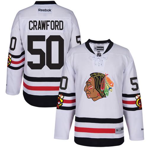 Blackhawks #50 Corey Crawford White 2017 Winter Classic Stitched Youth NHL Jersey Blackhawks #50 Corey Crawford White 2017 Winter Classic Stitched Youth NHL Jersey