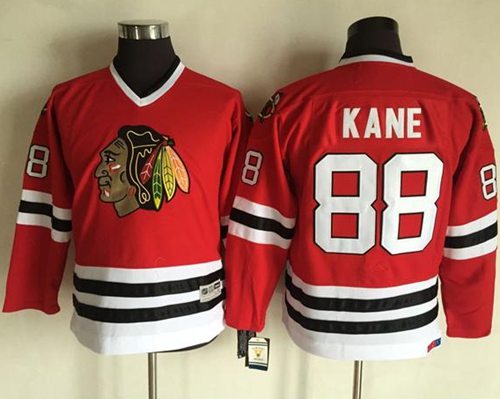 Blackhawks #88 Patrick Kane Red CCM Throwback Stitched Youth NHL Jersey Blackhawks #88 Patrick Kane Red CCM Throwback Stitched Youth NHL Jersey