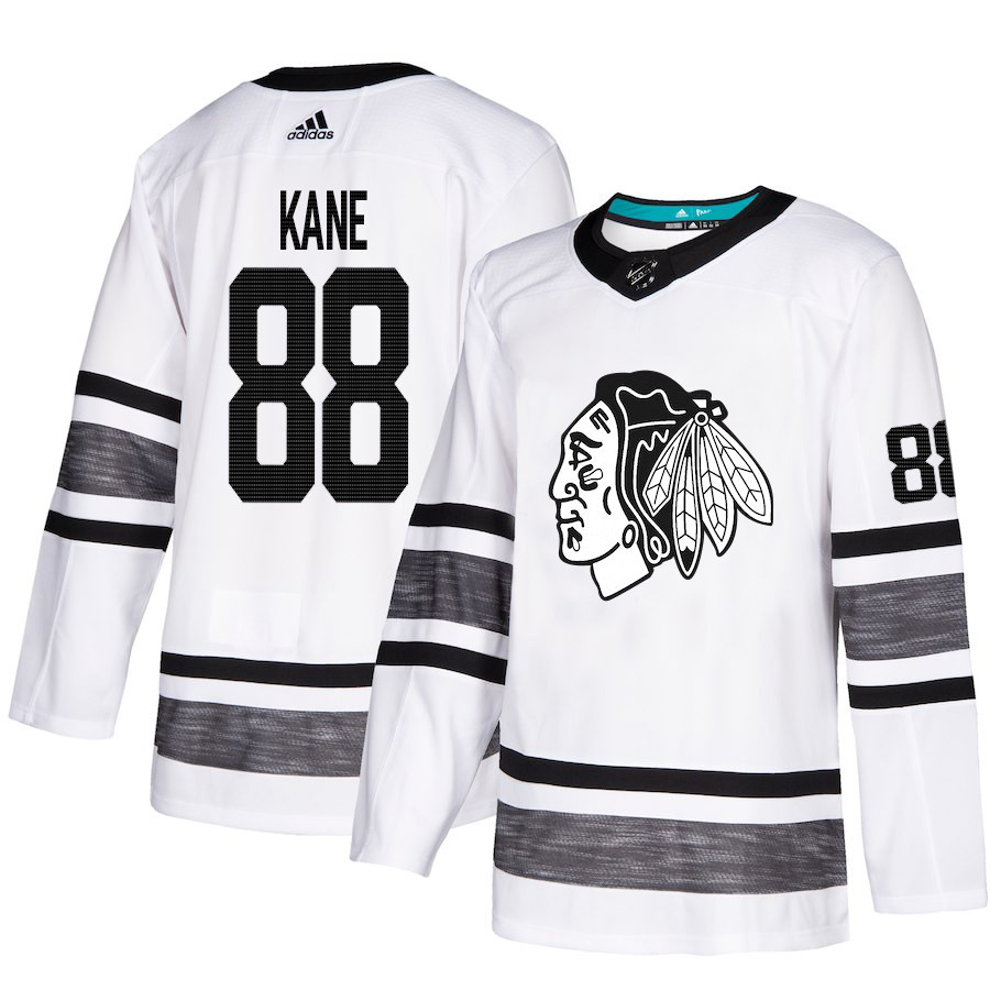 Blackhawks #88 Patrick Kane White Authentic 2019 All-Star Stitched Youth Hockey Jersey Blackhawks #88 Patrick Kane White Authentic 2019 All-Star Stitched Youth Hockey Jersey