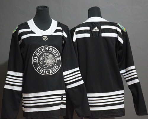 Blackhawks Blank Black Authentic 2019 Winter Classic Women's Stitched Hockey Jersey Blackhawks Blank Black Authentic 2019 Winter Classic Women's Stitched Hockey Jersey