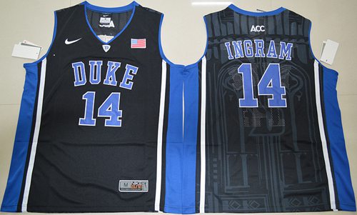 Blue Devils Black Basketball Elite V Neck Stitched NCAA Jersey