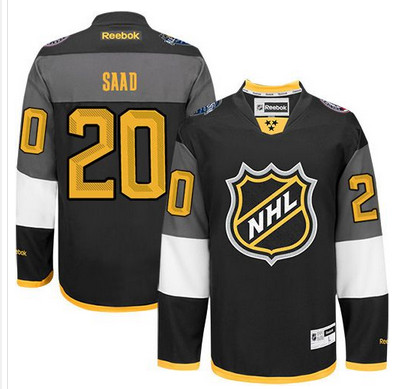 Blue Jackets #20 Brandon Saad Black 2016 All Star Stitched NHL Jersey