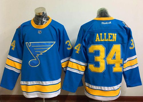 Blues #34 Jake Allen Light Blue 2017 Winter Classic Stitched NHL Jersey Blues #34 Jake Allen Light Blue 2017 Winter Classic Stitched NHL Jersey