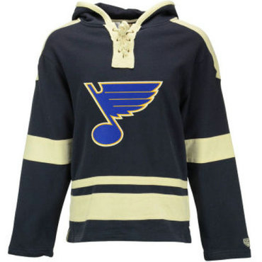 Blues Navy Men's Customized All Stitched Sweatshirt Blues Navy Men's Customized All Stitched Sweatshirt