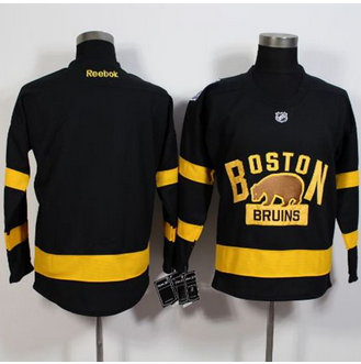 Boston Bruins Blank Black 2016 Winter Classic Stitched NHL Jersey