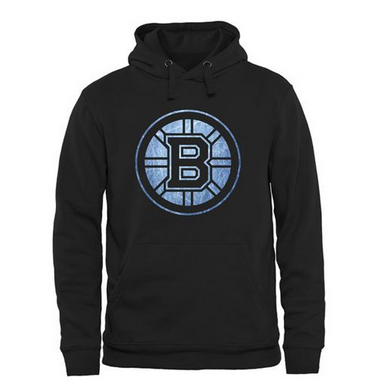 Boston Bruins Rinkside Pond Hockey Pullover Hoodie Black