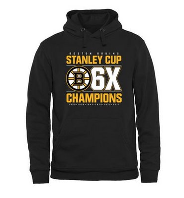Boston Bruins Rinkside Victor Pullover Hoodie Black