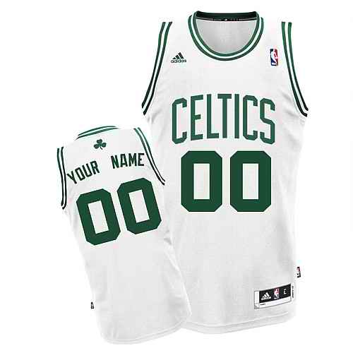 Boston Celtics Custom Swingman White Home Jersey