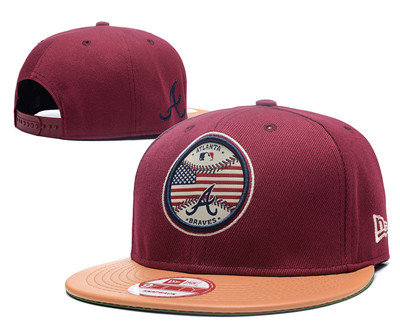 Braves Team Logo Burgundy Adjustable Hat GS Braves Team Logo Burgundy Adjustable Hat GS