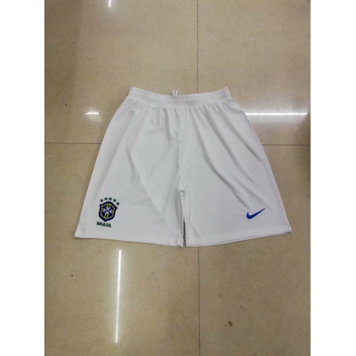 Brazil Blank Away Soccer Country Shorts