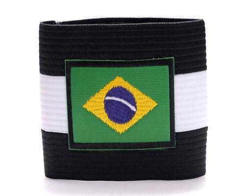 Brazil Soccer Captain Patch Black