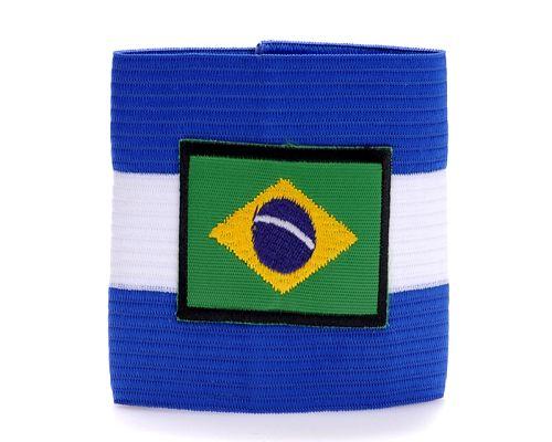 Brazil Soccer Captain Patch Blue